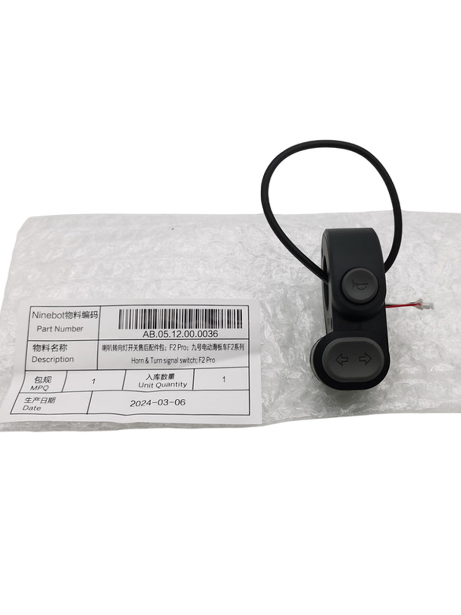 Original Steering Switch Assembly for Ninebot F2 Pro Electric Scooter Horn Turn Signal Switch Spare Parts - ARRA SPORT
