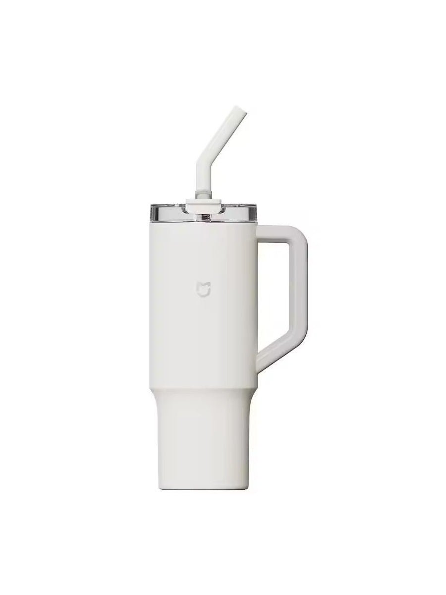Xiaomi Mijia Straw Cup 316L Stainless Steel Thermos Cup 1L Handle Large Capacity Portable Sports Kettle Car Travel Cup - ARRA SPORT