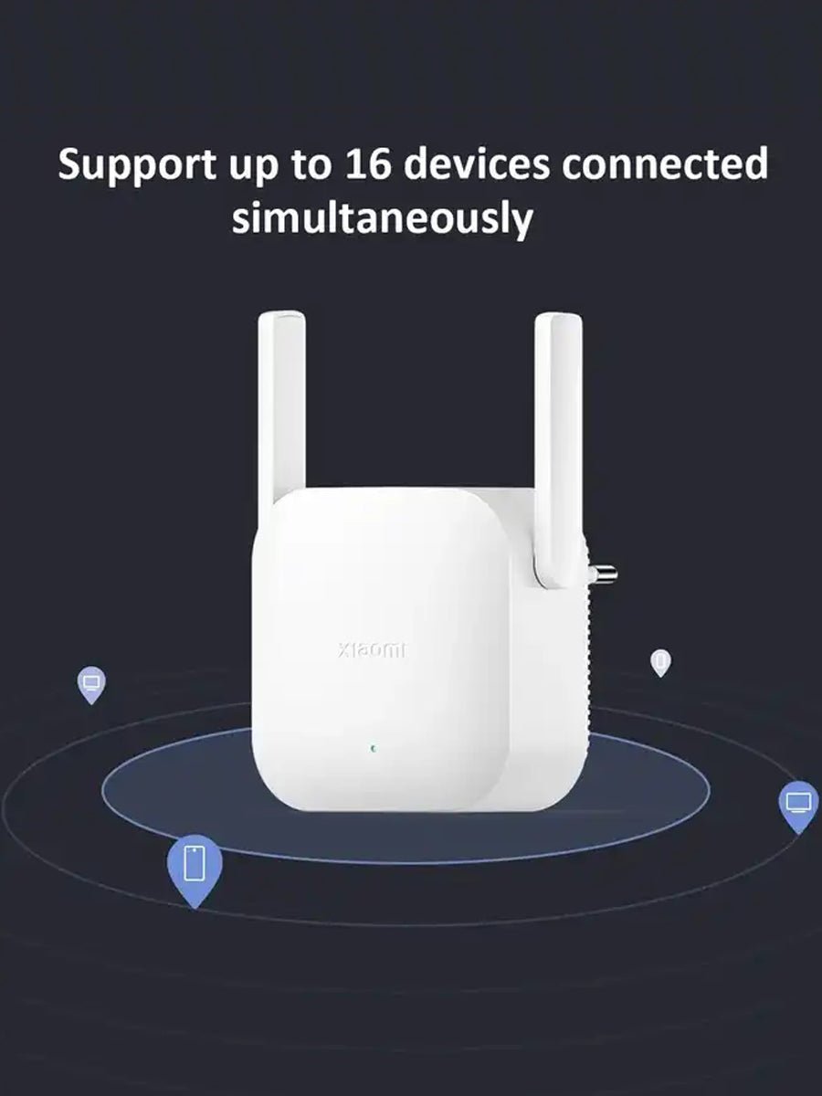 Mi WiFi Range Extender N300 2 External Antennas 2.4G up to 300Mbps Smart WiFi Amplifier EU Plug Global Version - ARRA SPORT
