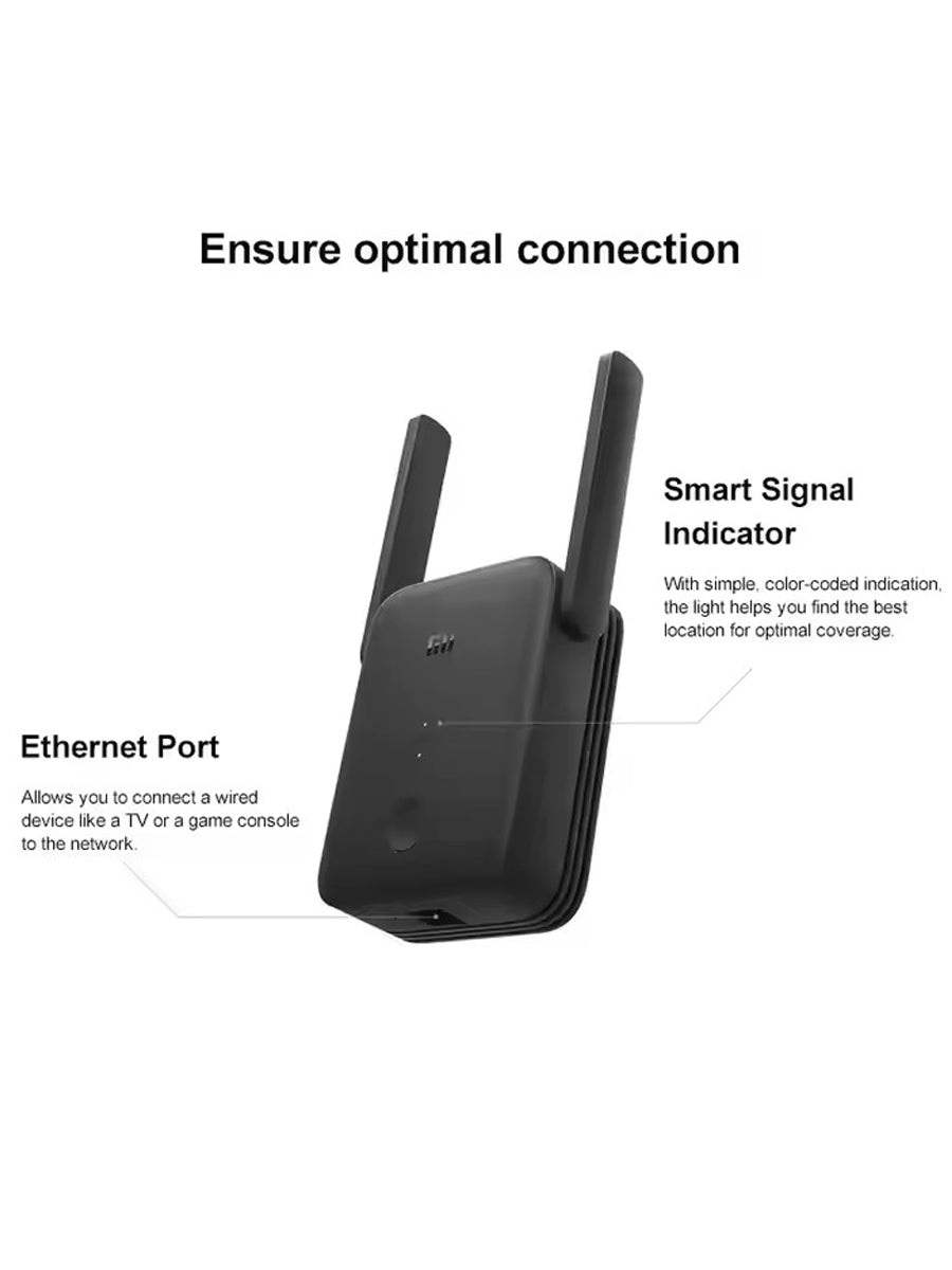 Mijia Wi - Fi Signal Amplifier Wireless Wifi Repeater Global Version Mi Wifi Range Extender Ac1200 - ARRA SPORT