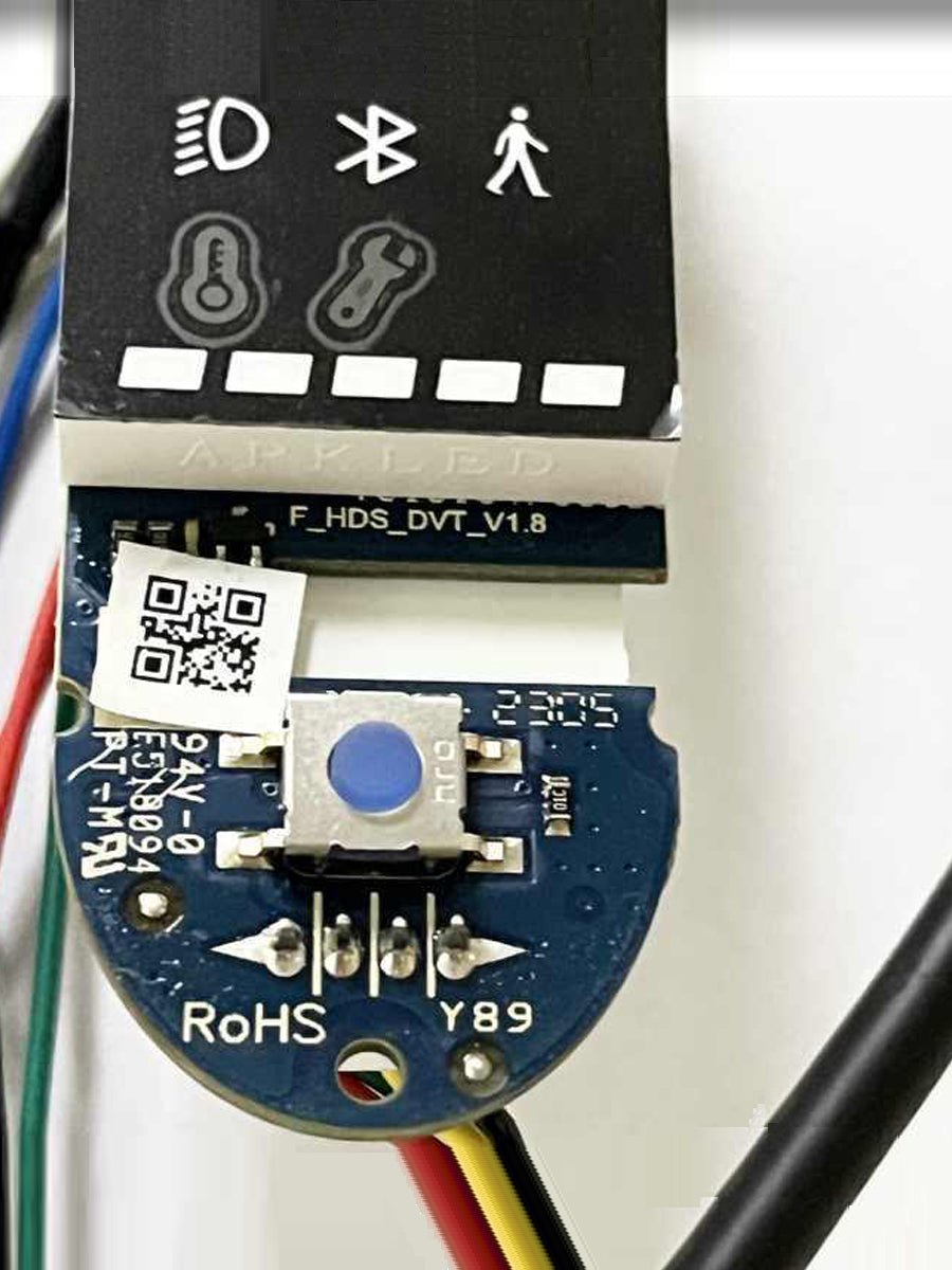 Original Display Dashboard for Ninebot D28 D - series EU Version Electric Scooter Replacement Part Accessory - ARRA SPORT