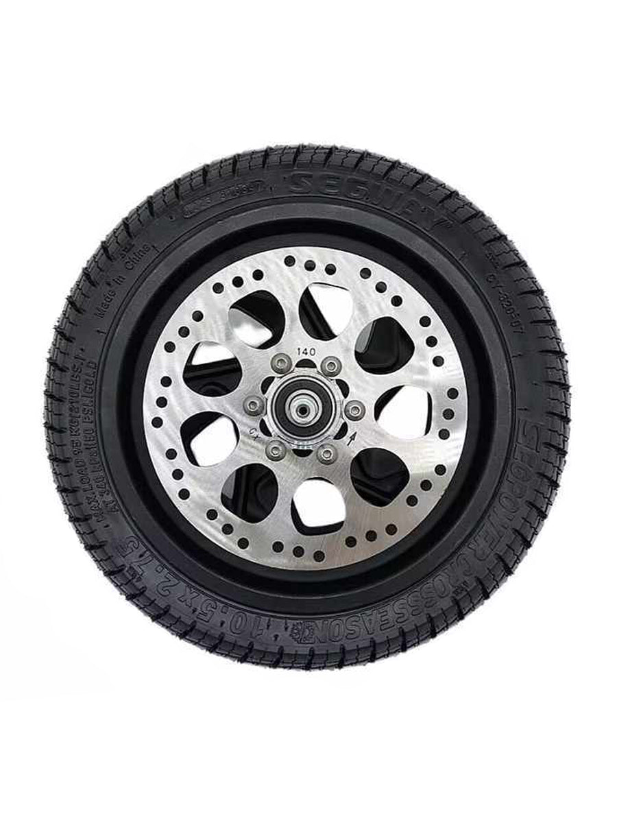 Original Front Wheel Assembly 10.5X2.75 Tubeless for Ninebot P100S Electric Scooter Front Wheel Hub With Gel Tyre Brake Disc - ARRA SPORT