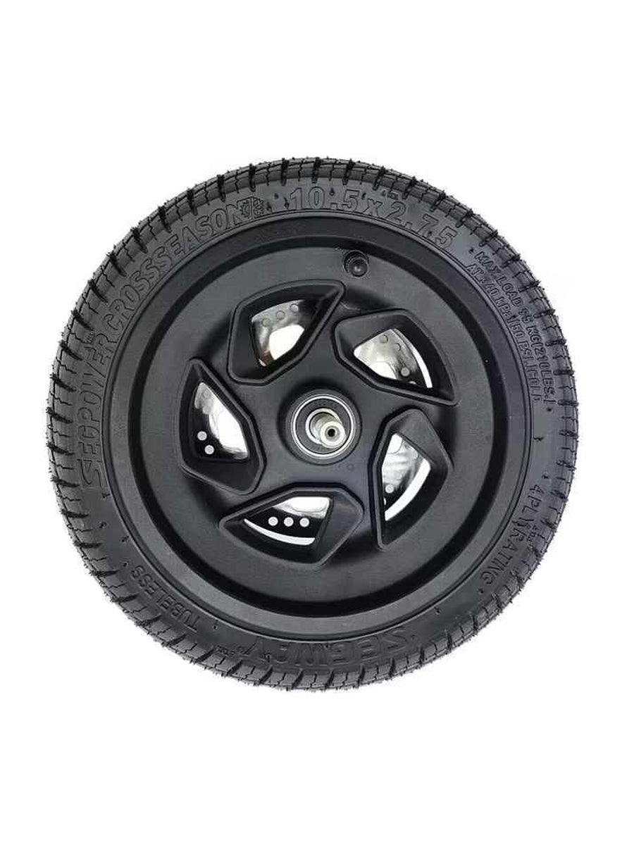 Original Front Wheel Assembly 10.5X2.75 Tubeless for Ninebot P100S Electric Scooter Front Wheel Hub With Gel Tyre Brake Disc - ARRA SPORT