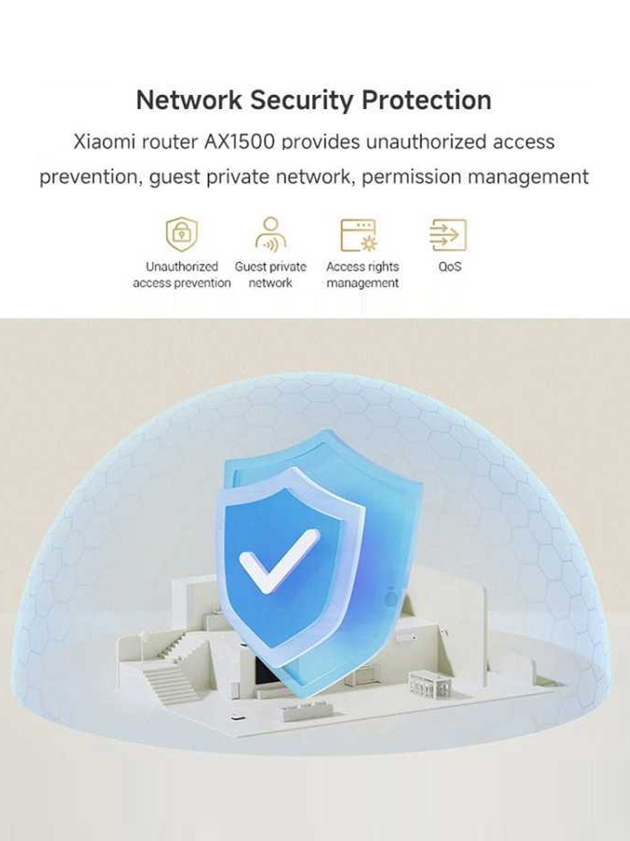 Original Xiaomi AX1500 Wifi Router 5GHz Smart WiFi 6 Work With Xiaomi Mijia App Network Cable Support IPTV - ARRA SPORT