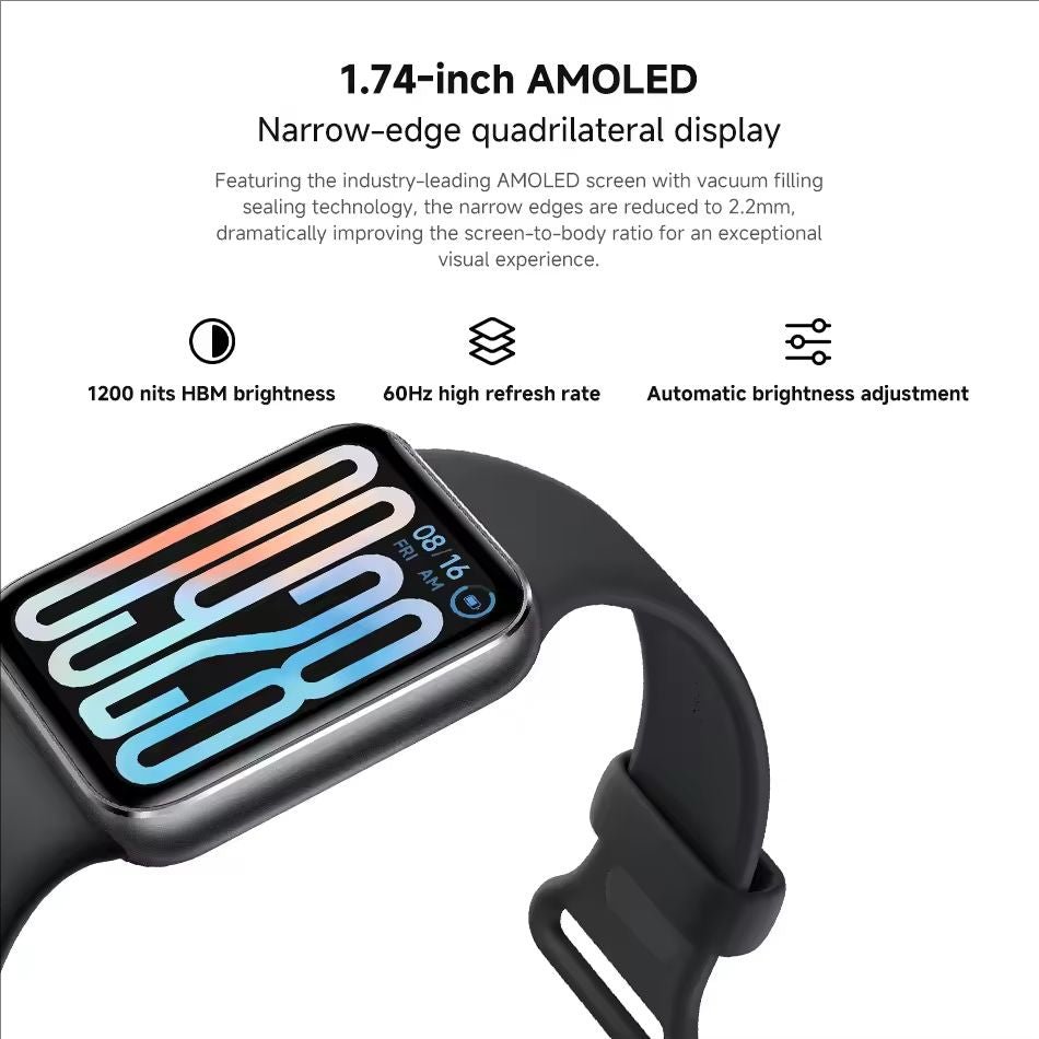 Original Xiaomi Smart Band 9 Pro Global Version Smartband 1.74" Display Blood Oxygen Sport GPS Smart Watch Bracelets Mi Band - ARRA SPORT