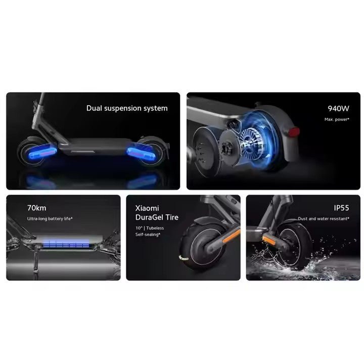 Xiaomi Electric Scooter 4 Ultra Dual Suspension System 940W Max Power IP55 70km Ultra - long Battery Life - ARRA SPORT