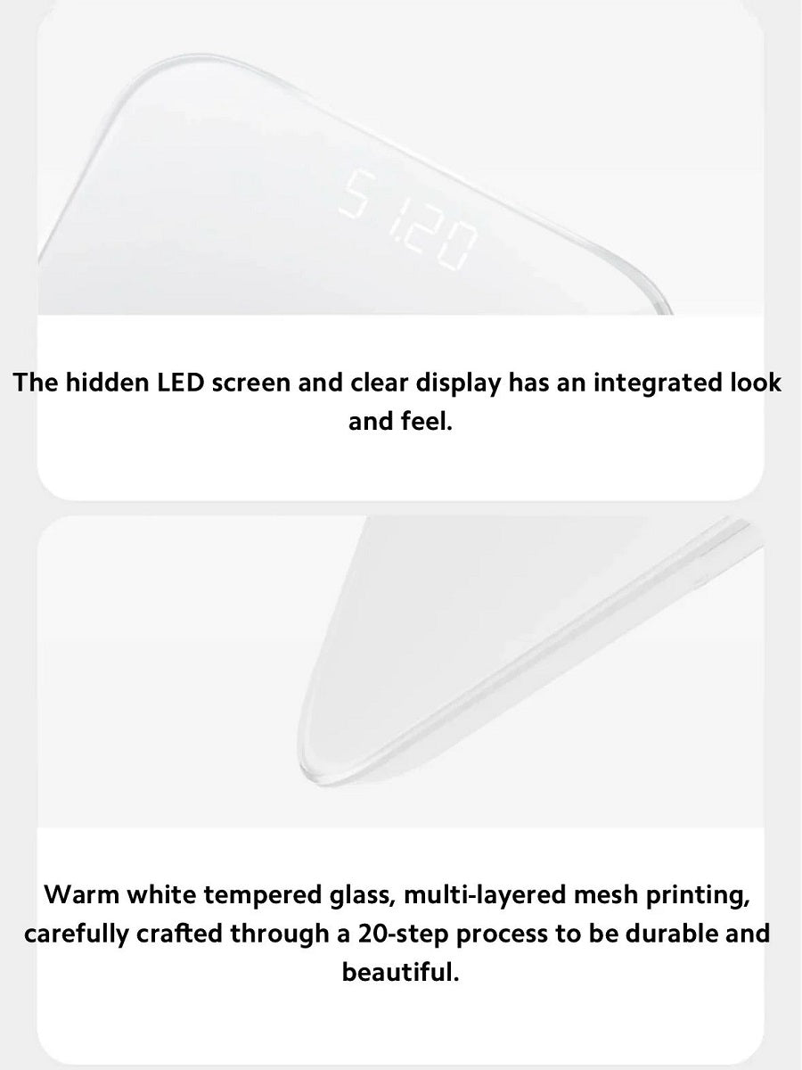 Xiaomi Mijia Fat Scale 2 Smart Home Body Composition with Mi Fit App Mi Weight Scale S200 Bluetooth 5.0 Monitor LED Display - ARRA SPORT