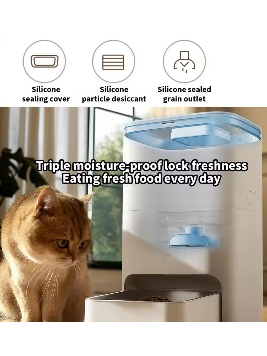 Xiaomi Mijia Smart Pet Feeder 2 Automatic Feeding 5L Large Granary Moisture - proof Works With Mijia APP - ARRA SPORT