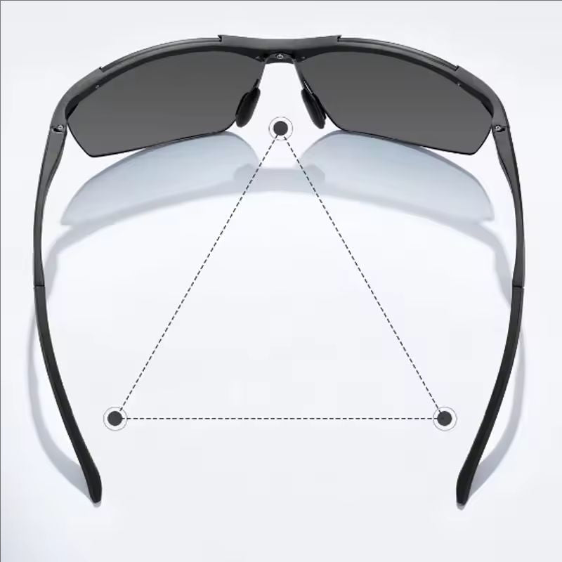 Xiaomi Mijia Sport Sunglasses Curved Nylon HD Polarizing Lenses UV400 Oil Pollution Prevention Driving Running Climb Sunglasses - ARRA SPORT