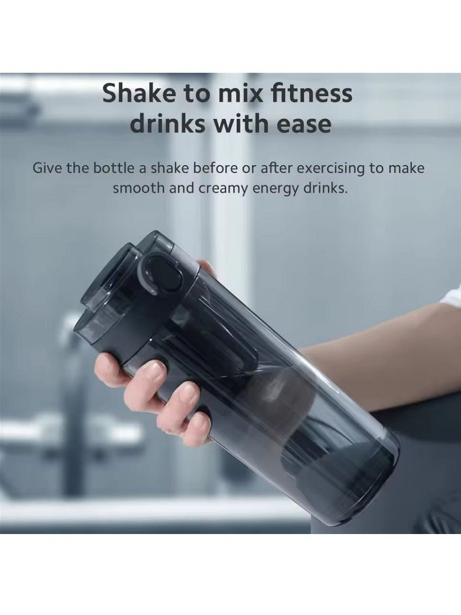 Xiaomi Mijia Tritan Water Cup 600ml Portable Leak - proof Outdoor Sports Water Bottle Shaker BPA - FREE Button Cap Easy Clean - ARRA SPORT