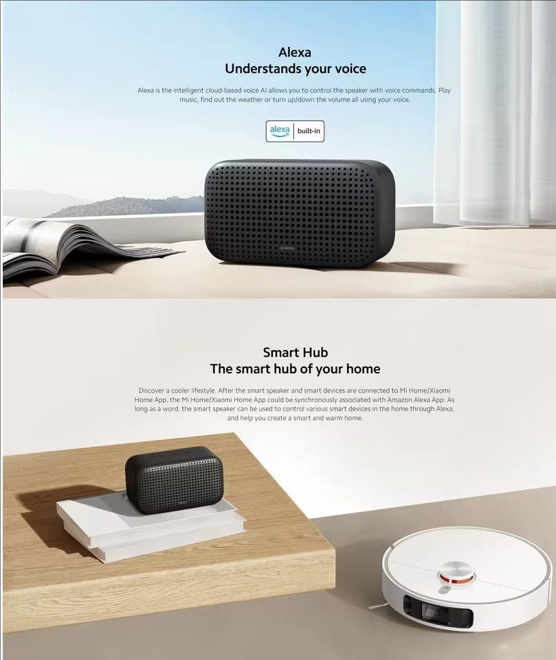 Xiaomi Smart Speaker Lite Bluetooth 5.1 Stereo Bass Mini Wireless Music Speaker Mi Protable Outdoor Home Party Smart Speaker - ARRA SPORT