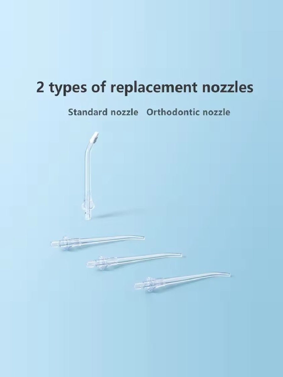 Xiaomi Water Flosser Replacement Tips MWN505 Replacement Nozzles with 3 Standard Tip and 1 Orthodontic Tip - ARRA SPORT