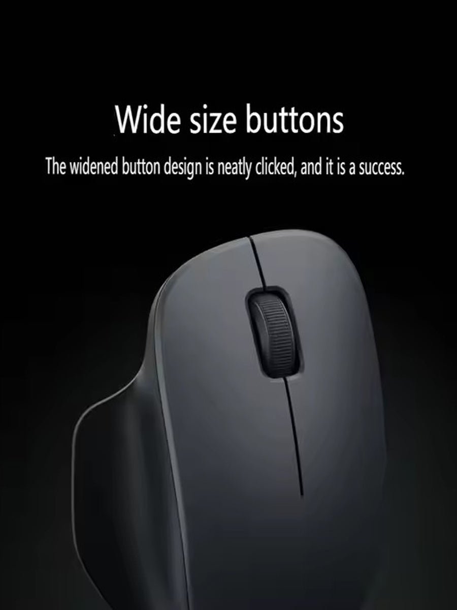 Xiaomi Wireless Mouse Comfort Edition Wireless 2.4G Light Sound Office Compact Portable mac Notebook Desktop - ARRA SPORT